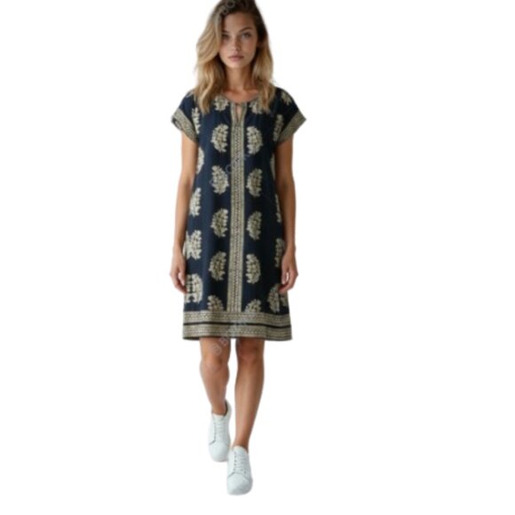 Lucky Brand Boho Beach T-shirt Dress - Picture 1 of 6